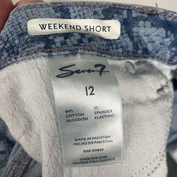 Seven7 Animal Print High Rise Weekend Short - Women’s 12 - Picture 6 of 6